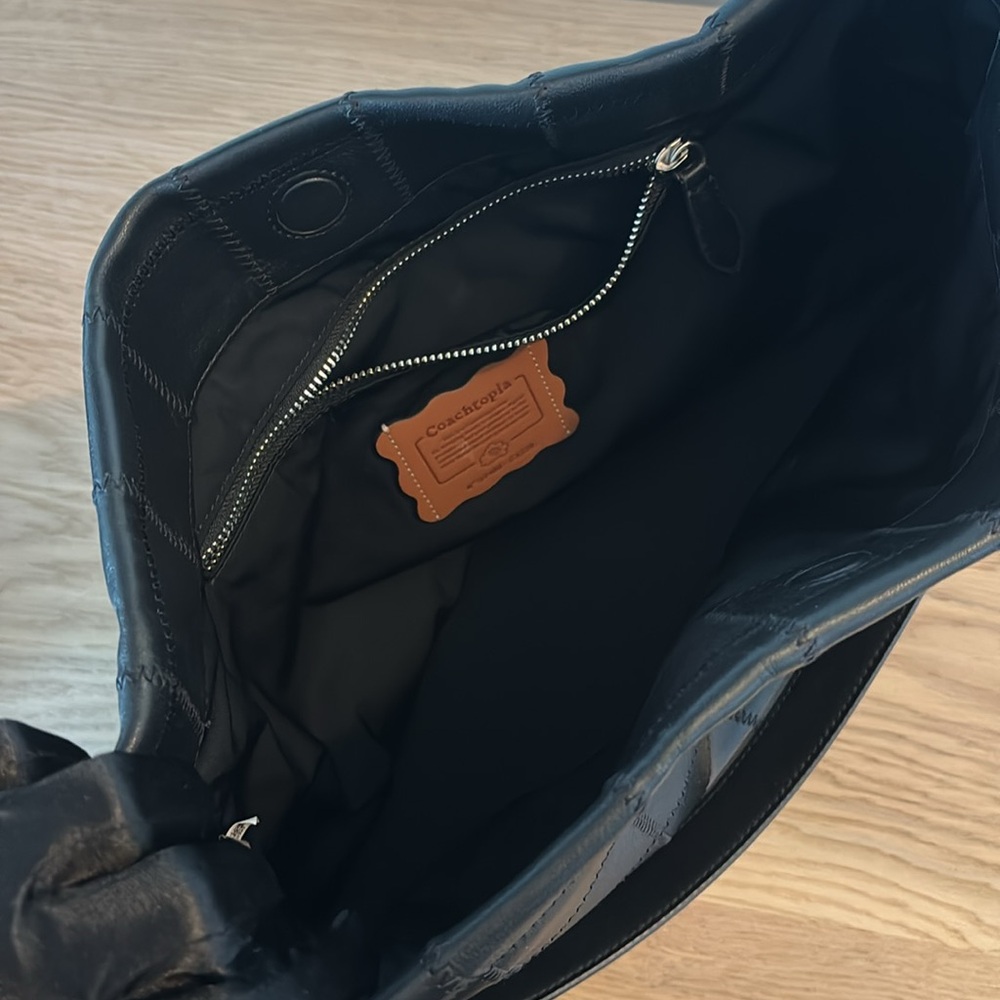 Coachtopia Alter/Ego Hobo Bag In Black Checkerboard - Picture 12 of 16
